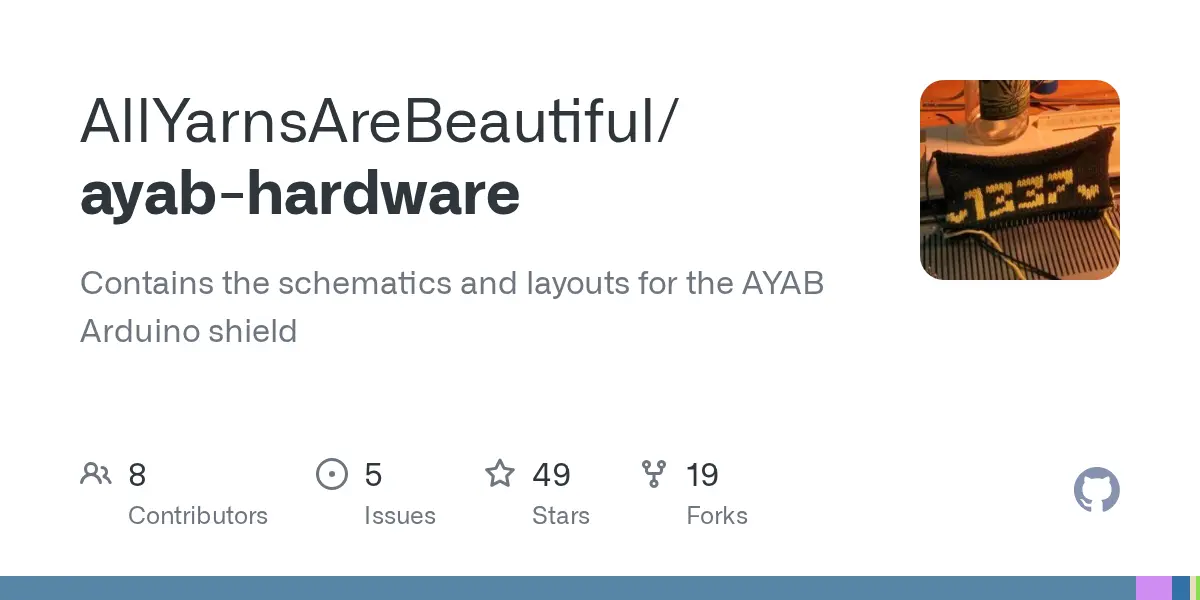 Source reference for AYAB; not a CAIBI build
