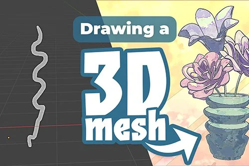 Source reference for Draw a shape and turn it into a 3D object; not a CAIBI review photograph