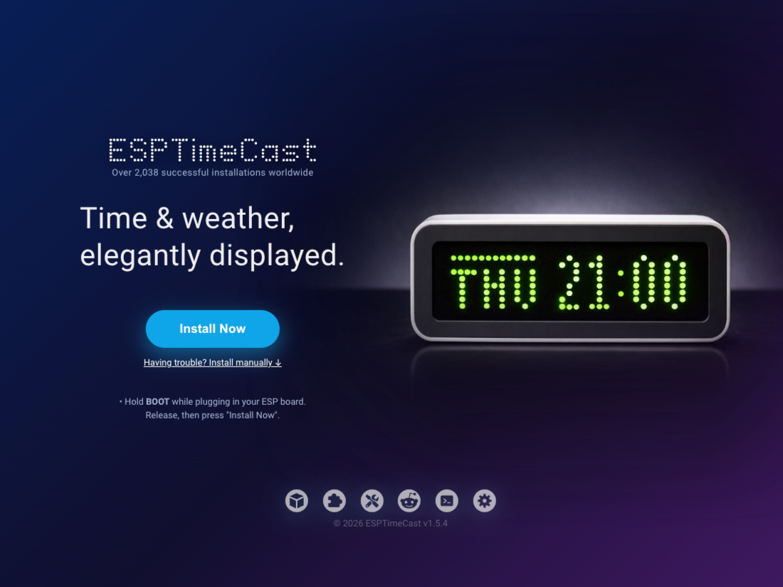 ESPTimeCast