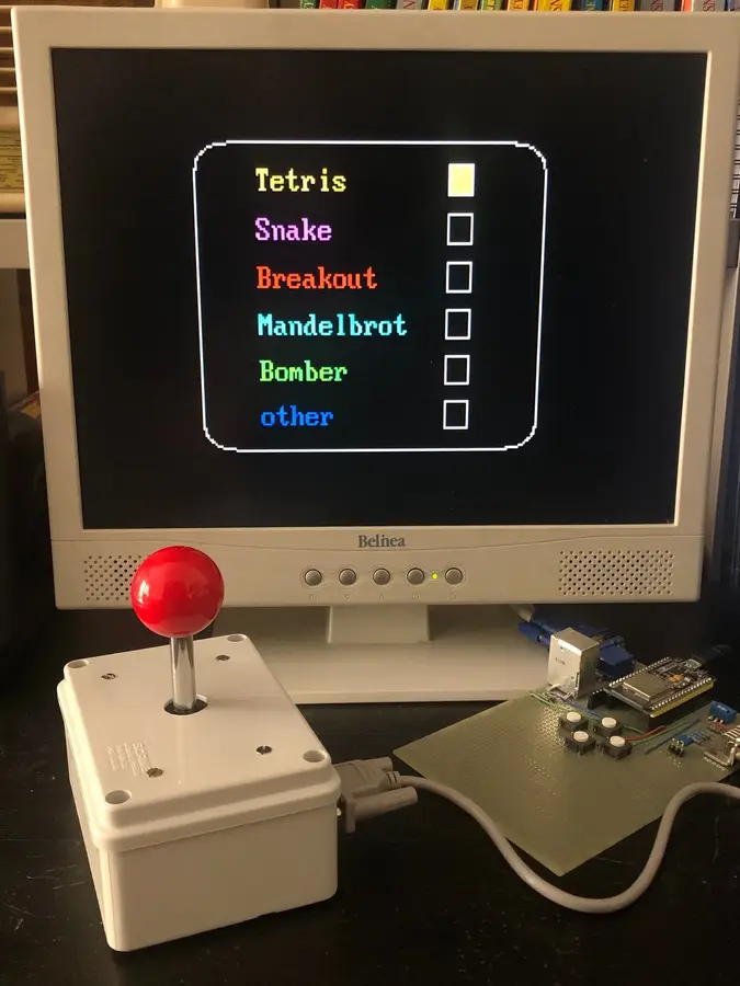 Source reference for VGA arcade console; not a CAIBI build